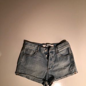 Denim shorts
